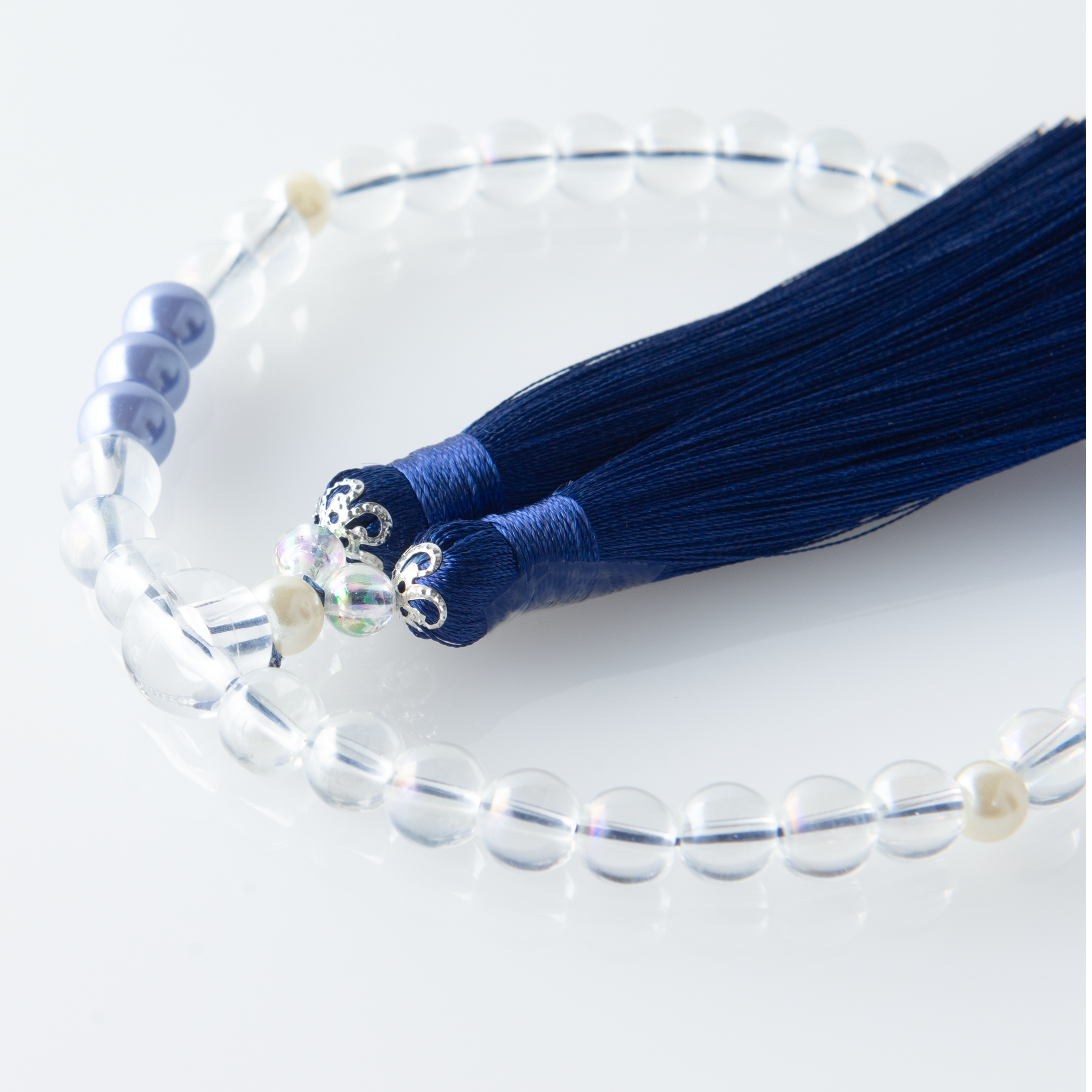 紗つむぎ オーロラクリスタル 瑠璃色(るりいろ)