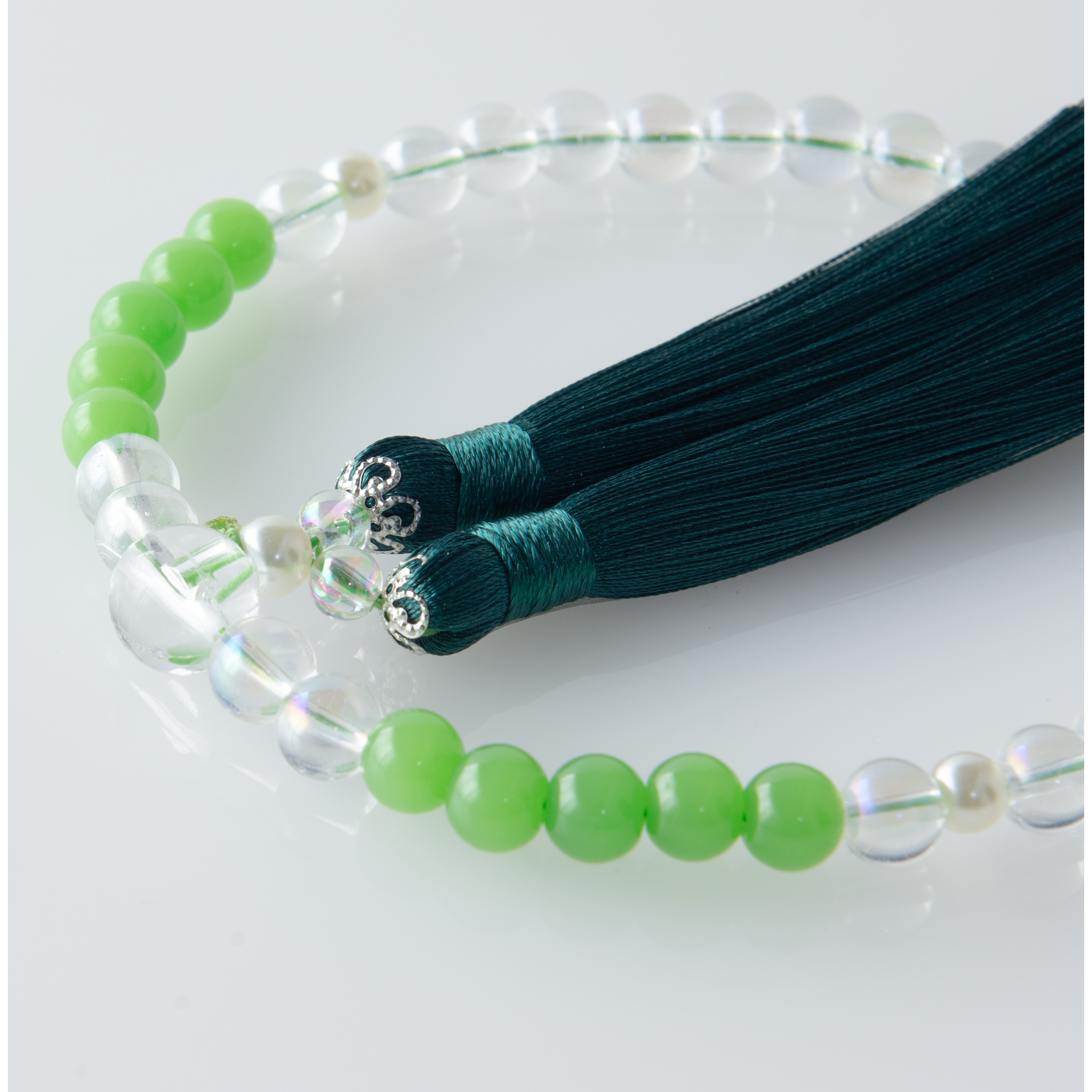 紗つむぎ オーロラクリスタル 常磐色(ときわいろ)