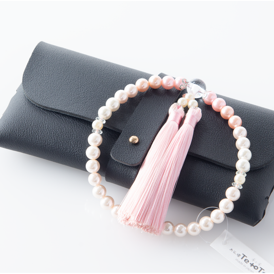 華すずか 桜色グラデーション 貝パール