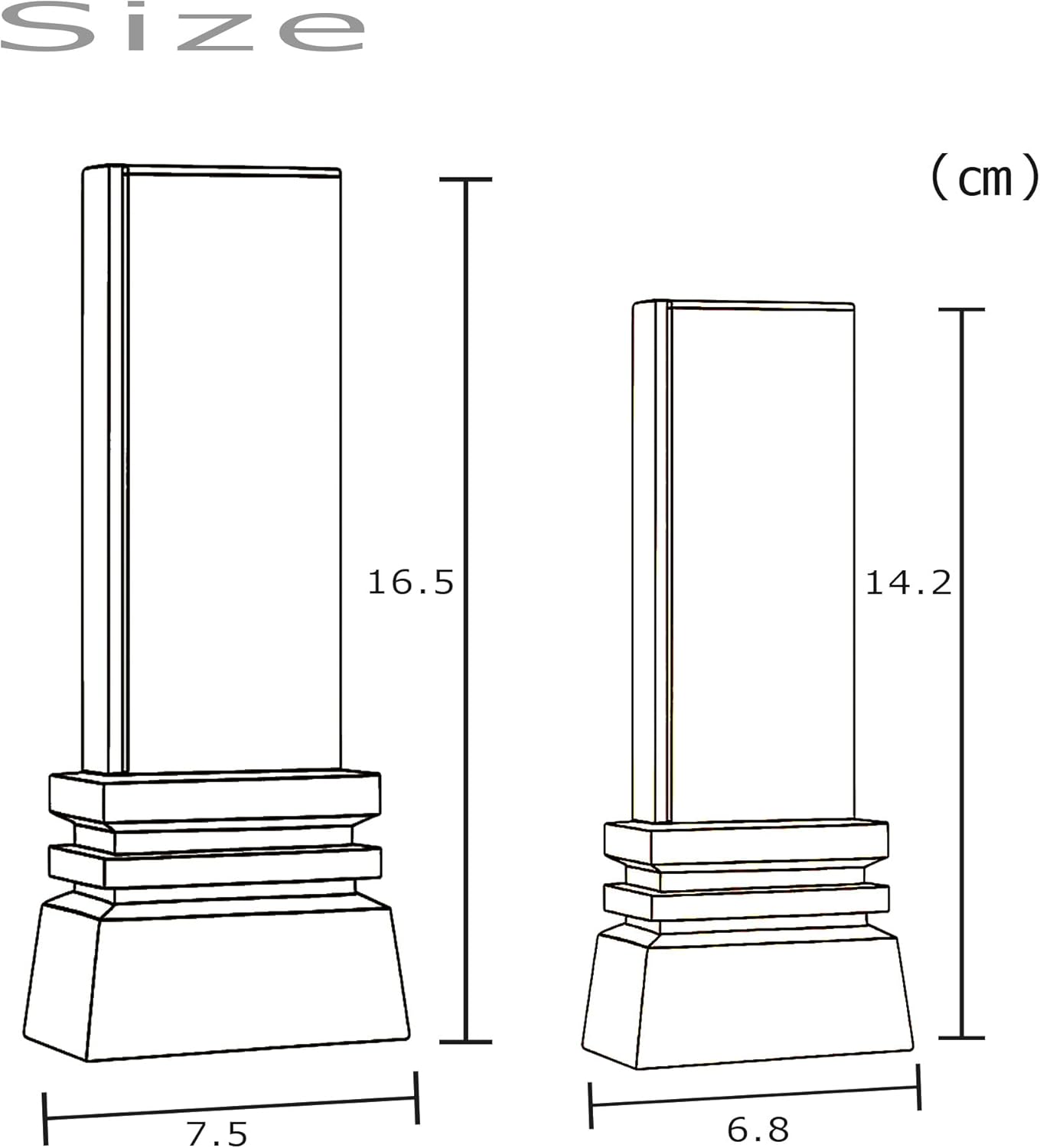 位牌 はるか(二名様まで、彫刻代込・魂入済)
