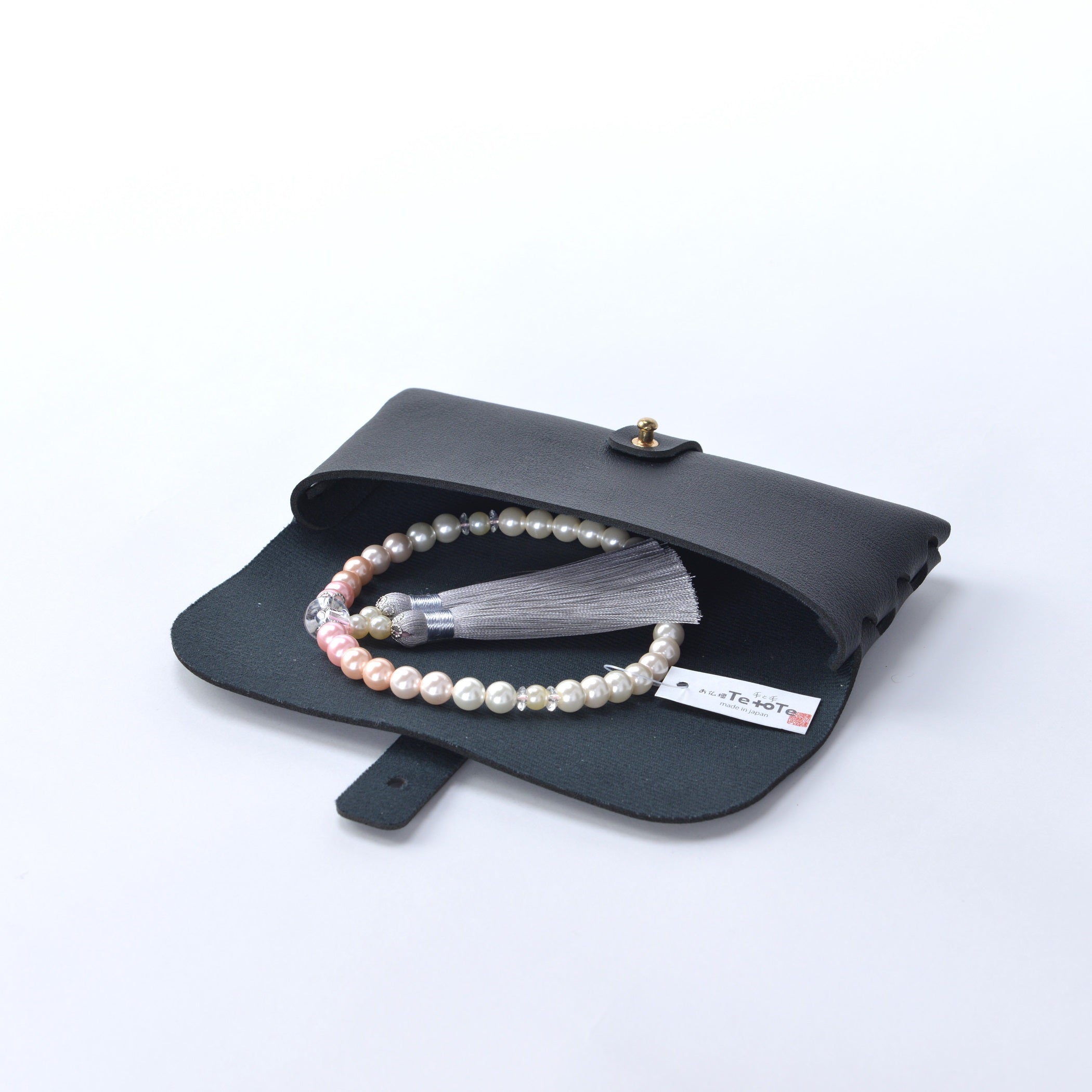 華すずか 桜色グラデーション 貝パール 薄墨色(うすずみいろ)