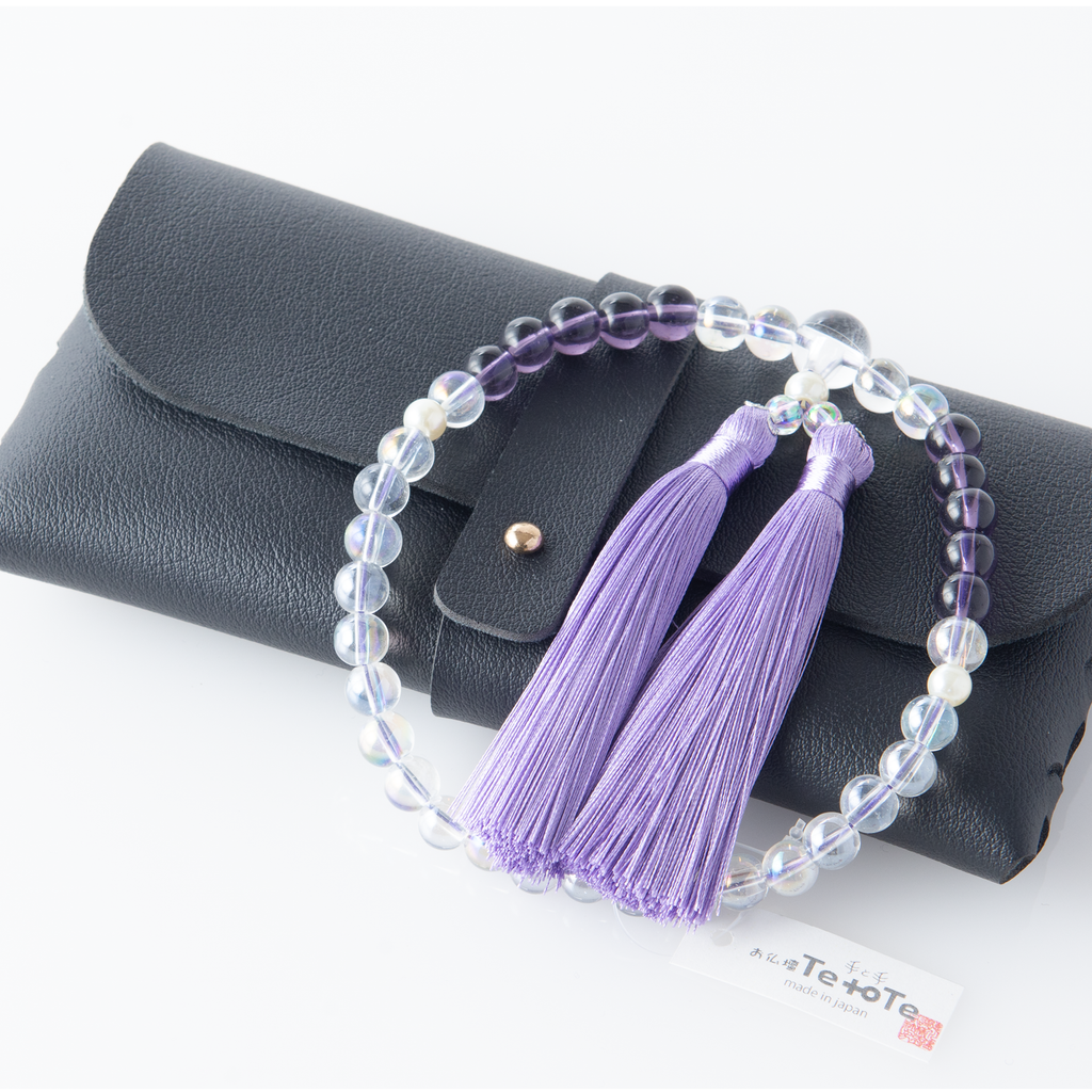 紗つむぎ オーロラクリスタル すみれ色