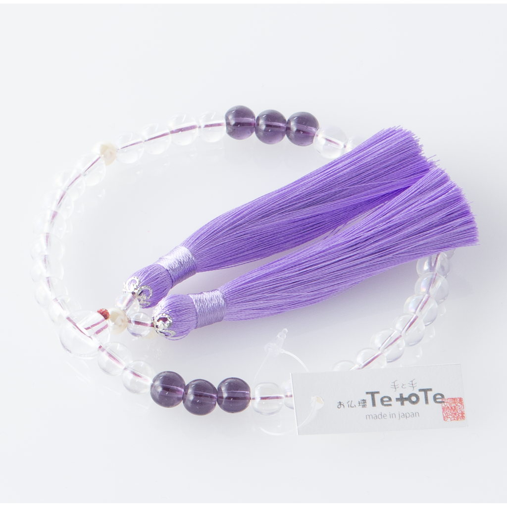 紗つむぎ オーロラクリスタル すみれ色