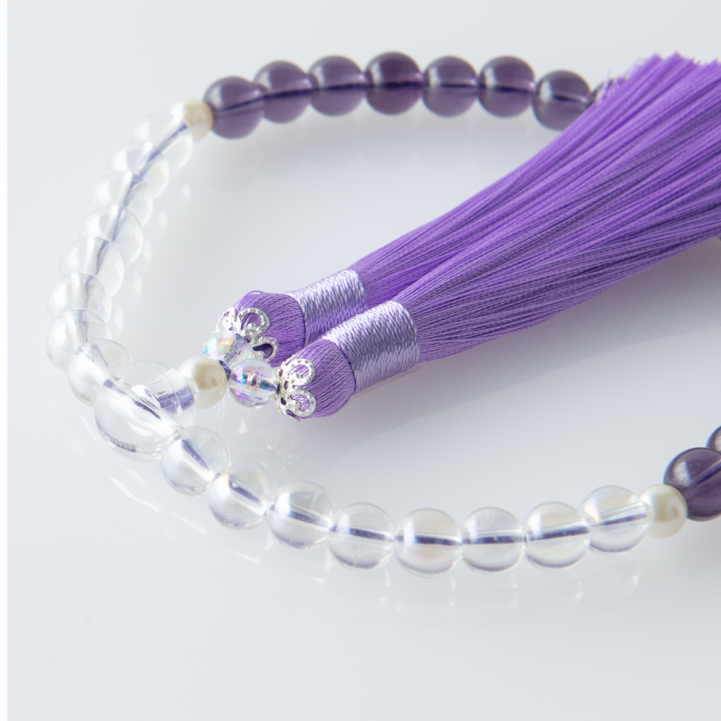 紗つむぎ オーロラクリスタル すみれ色