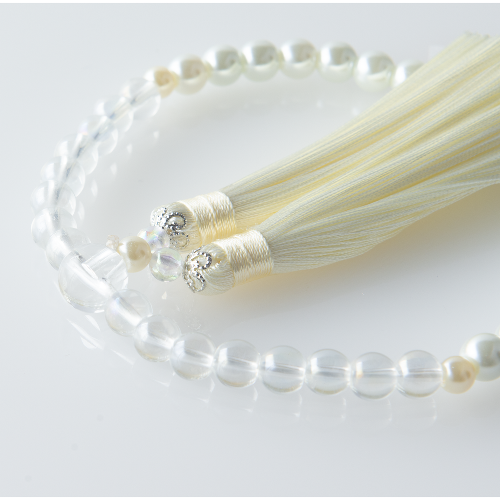 紗つむぎ オーロラクリスタル 雪柳色（ゆきやなぎいろ）