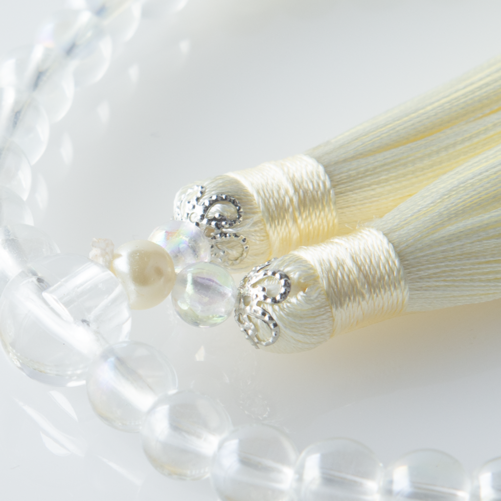 紗つむぎ オーロラクリスタル 雪柳色（ゆきやなぎいろ）