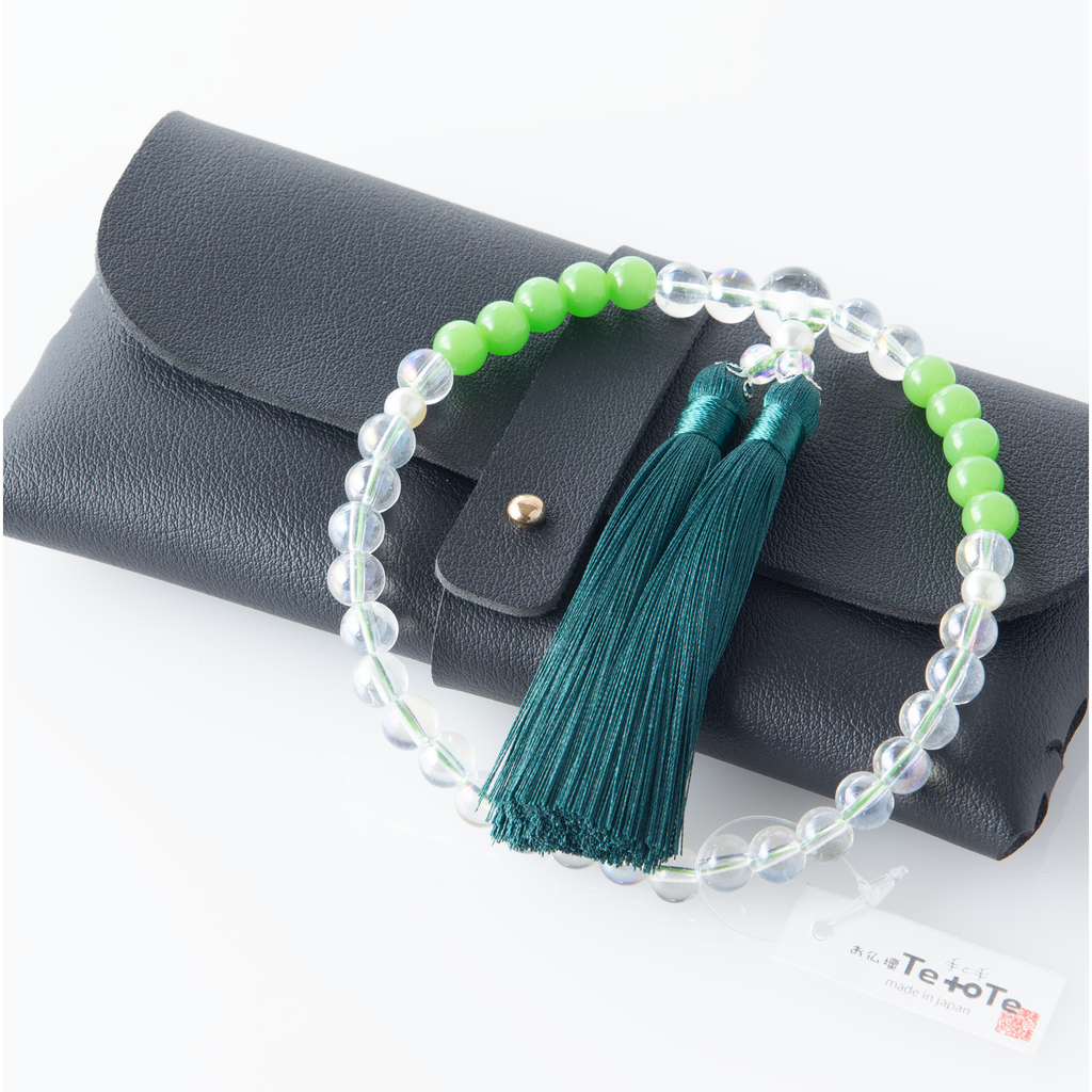 紗つむぎ オーロラクリスタル 常磐色（ときわいろ）