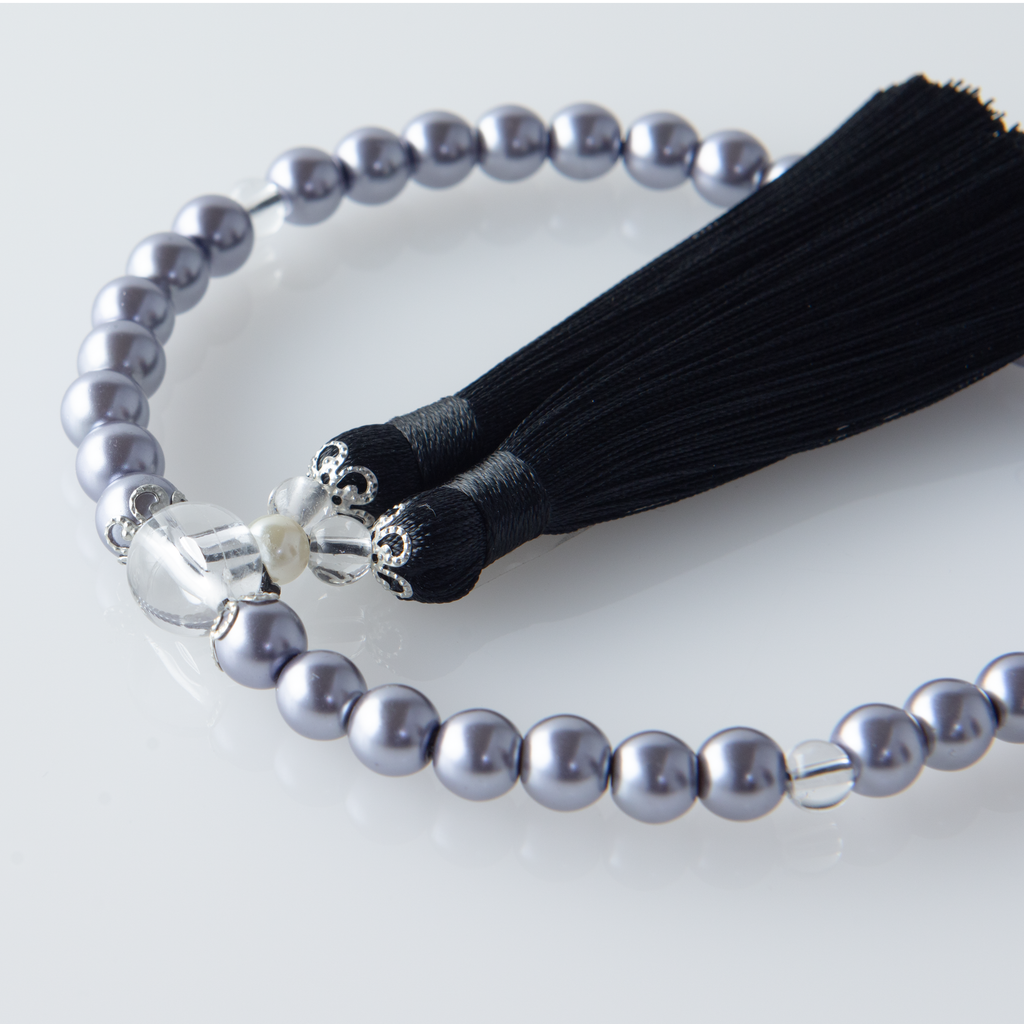 華すずか 黒貝パール 本水晶