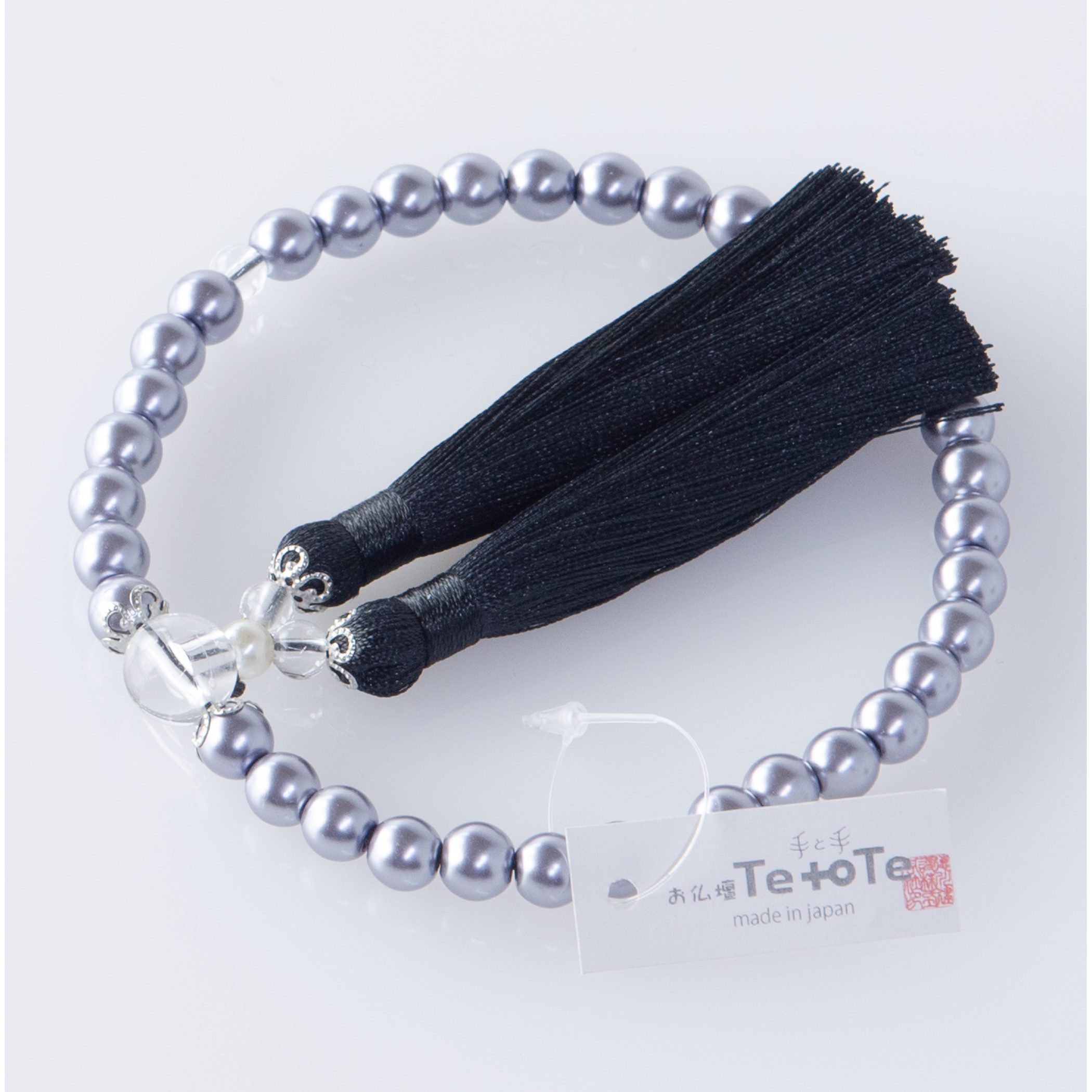 華すずか 黒貝パール 本水晶