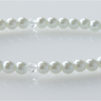 華すずか ホワイト貝パール 本水晶