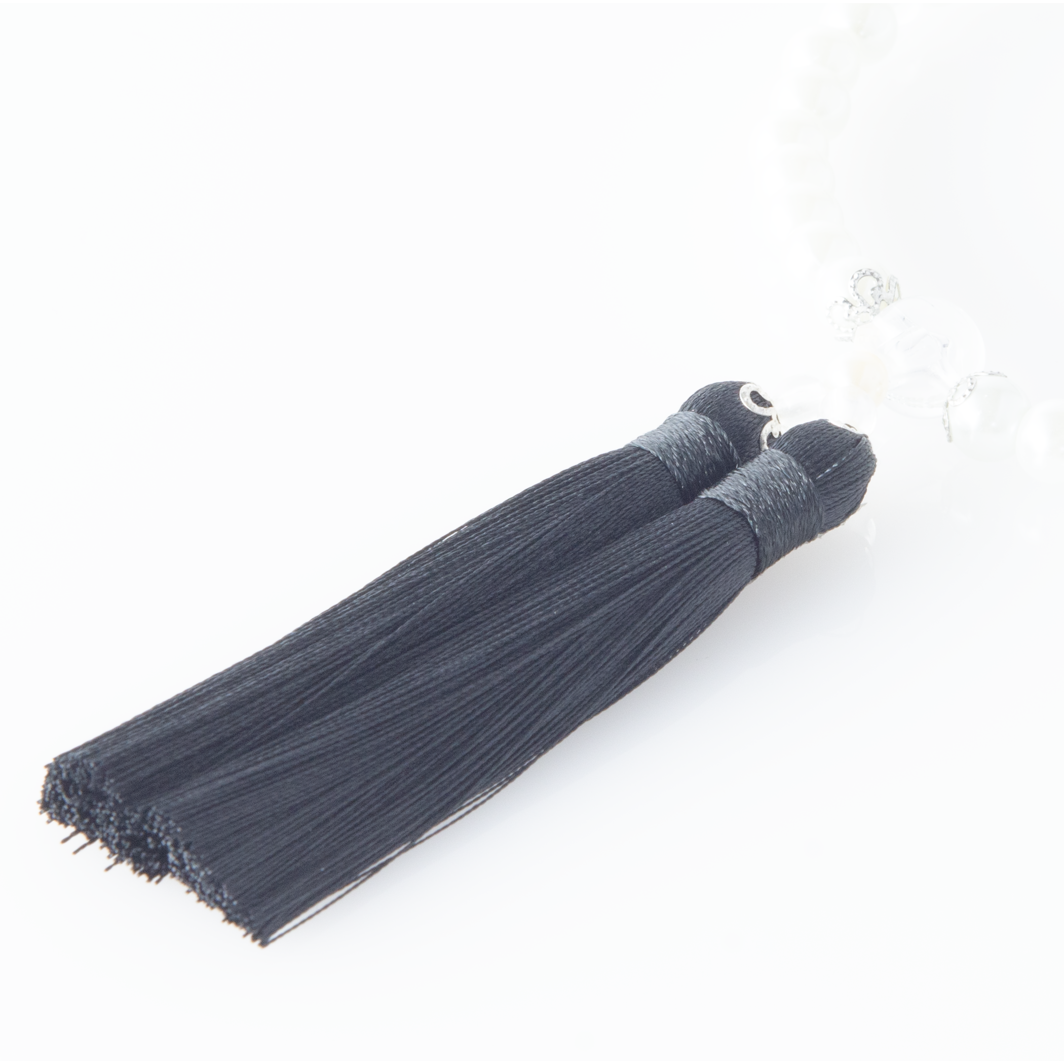 華すずか ホワイト貝パール 本水晶