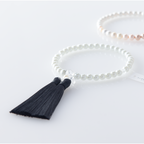 華すずか ホワイト貝パール 本水晶