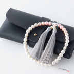 華すずか 桜色グラデーション 貝パール 薄墨色（うすずみいろ）