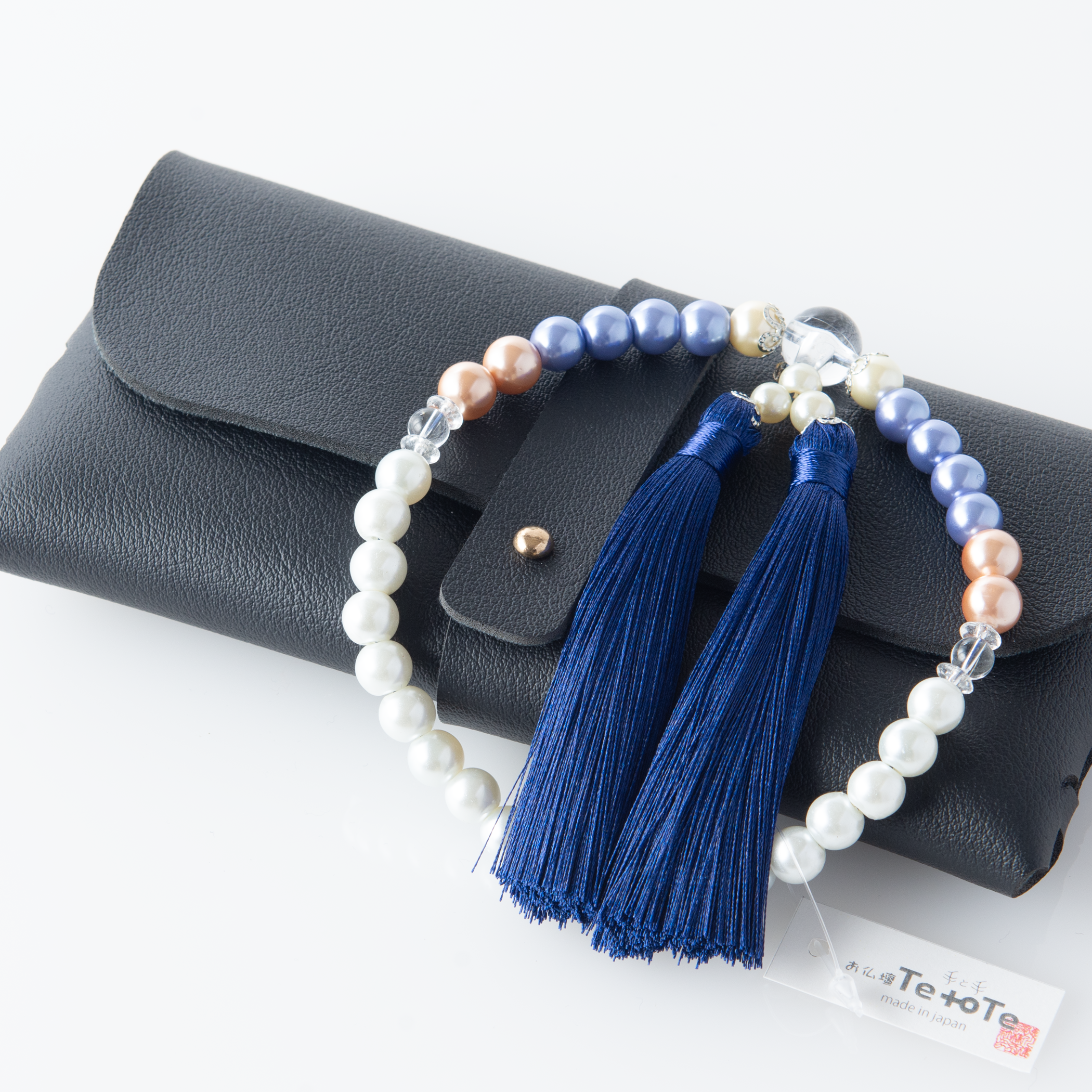 華すずか ブルーグラデーション 貝パール