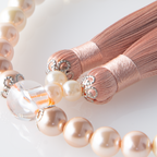 華すずか 橙色グラデーション 貝パール