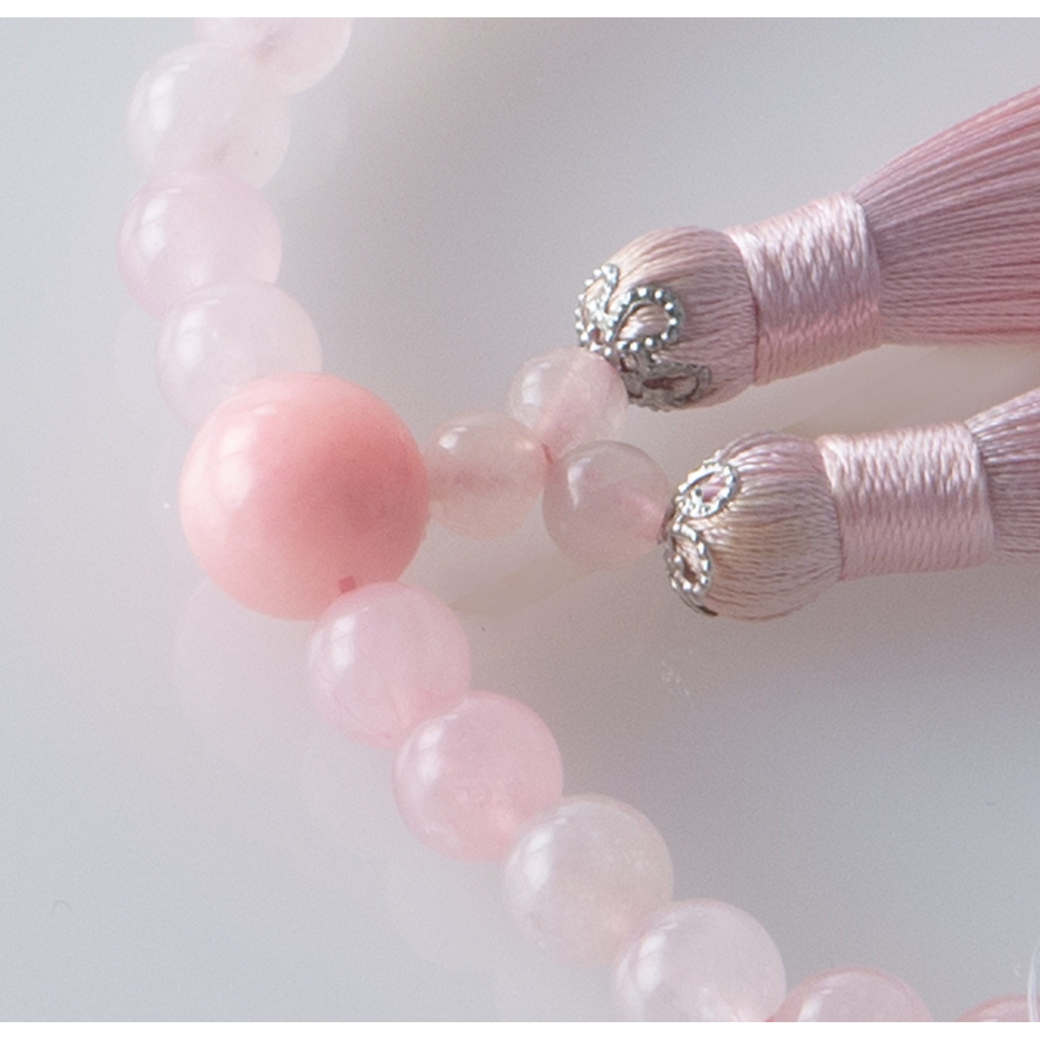 華すずか ローズクォーツ ヴェルベットシルク房