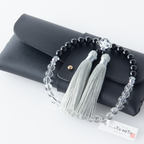 華すずか 黒曜石 本水晶 薄墨色（うすずみいろ）