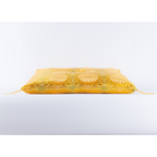 お仏壇 手と手 織り込み座布団 黄色