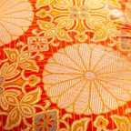 お仏壇 手と手 織り込み座布団 赤