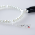 華すずか ホワイト貝パール 本水晶 ヴェルベットシルク房