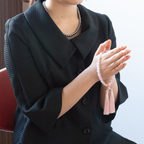 華すずか ローズクォーツ ヴェルベットシルク房