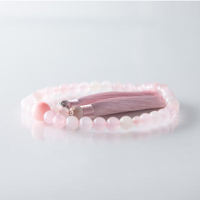 華すずか ローズクォーツ ヴェルベットシルク房