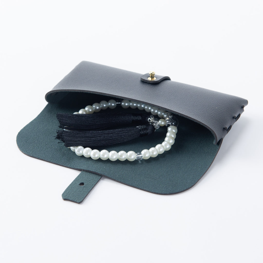 華すずか ホワイト貝パール 本水晶 ヴェルベットシルク房