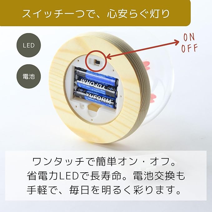 チューリップLEDライト