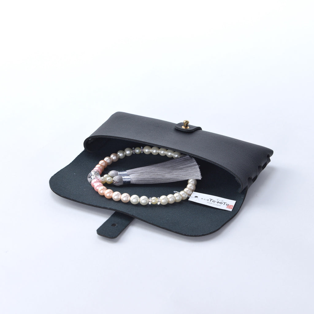 華すずか 桜色グラデーション 貝パール 薄墨色（うすずみいろ）