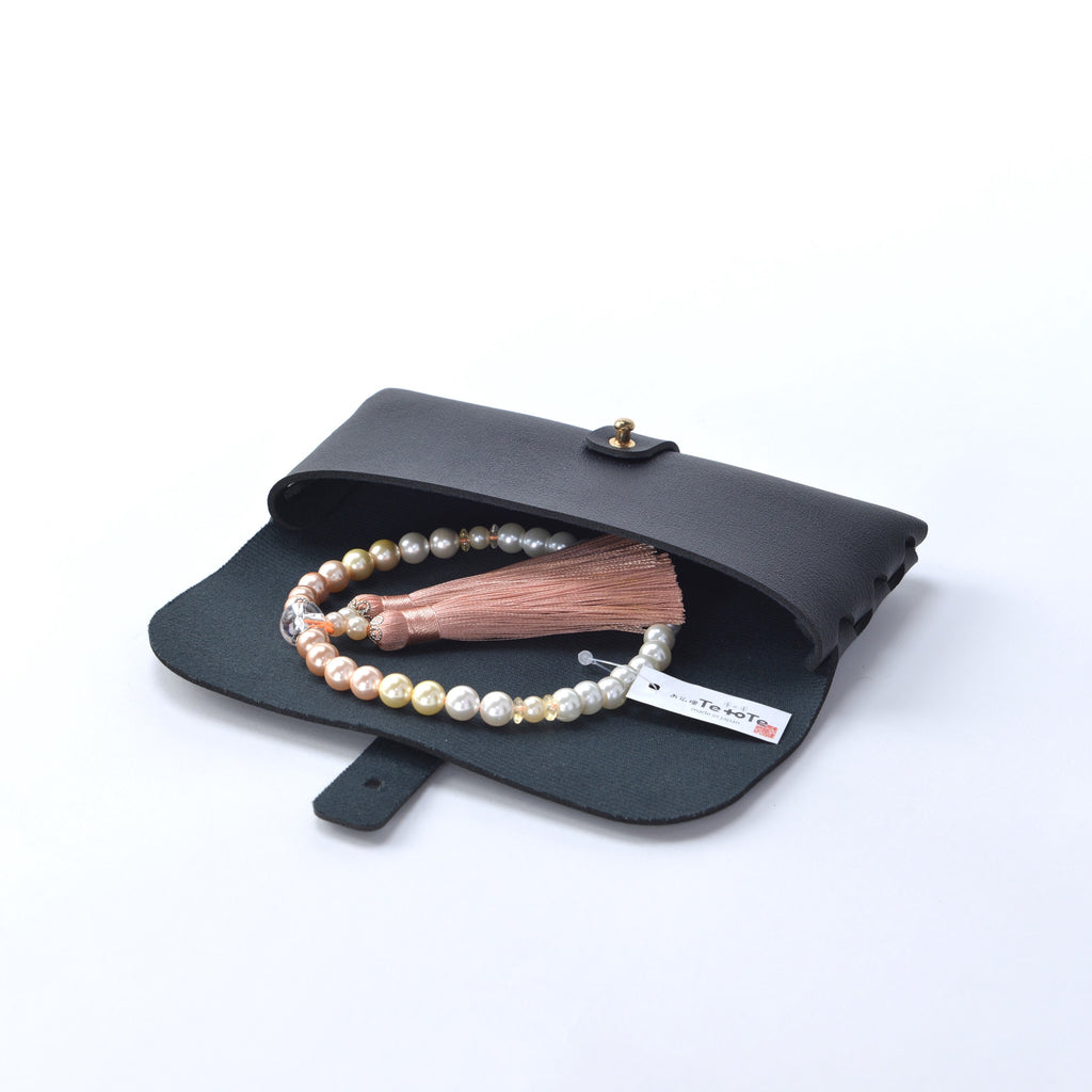 華すずか 橙色グラデーション 貝パール