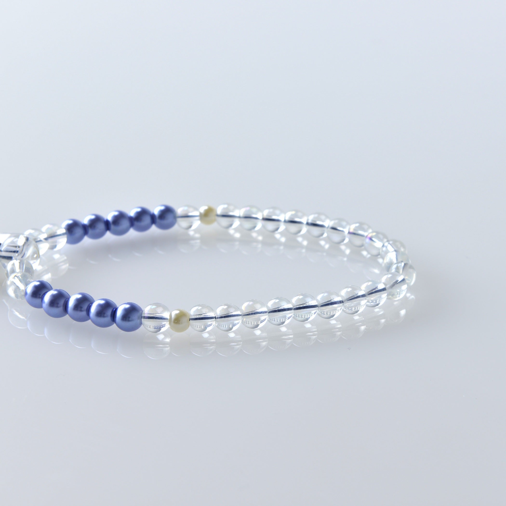 紗つむぎ オーロラクリスタル 瑠璃色（るりいろ）