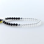 華すずか 黒曜石 本水晶 薄墨色（うすずみいろ）