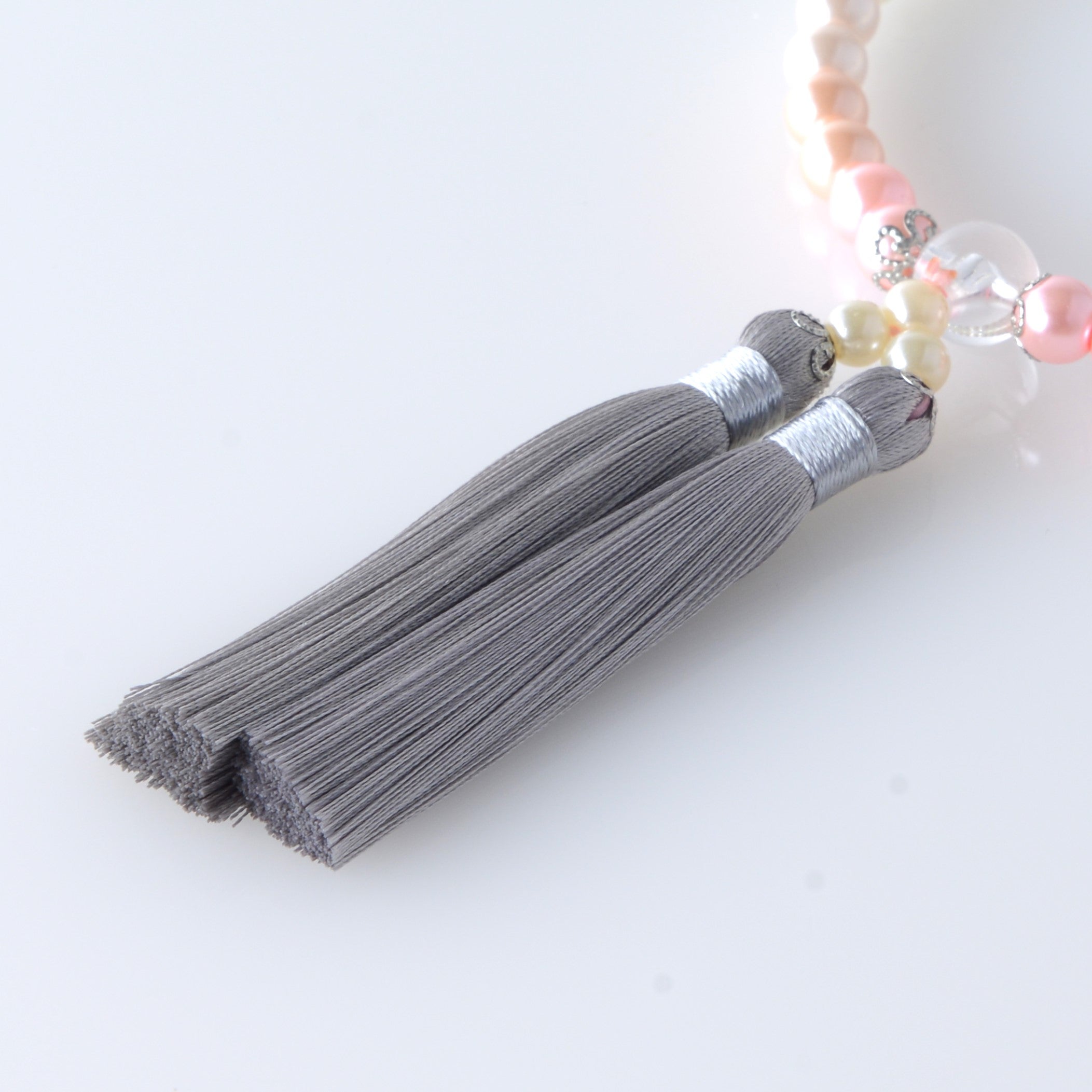 華すずか 桜色グラデーション 貝パール 薄墨色（うすずみいろ）