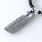 華すずか 黒曜石 本水晶 薄墨色（うすずみいろ）