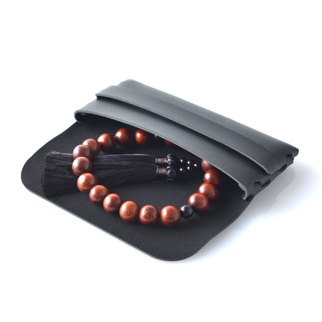 紫檀 男性用 数珠ケース付