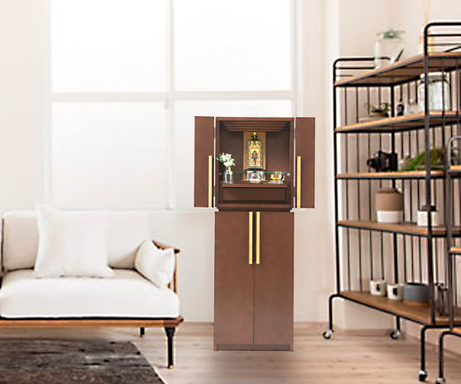 おぶつだん 『かなで』台付 ブラウン