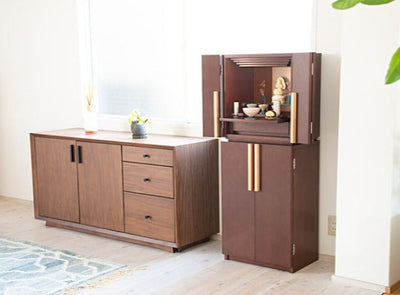 おぶつだん 『かなで』台付 ブラウン