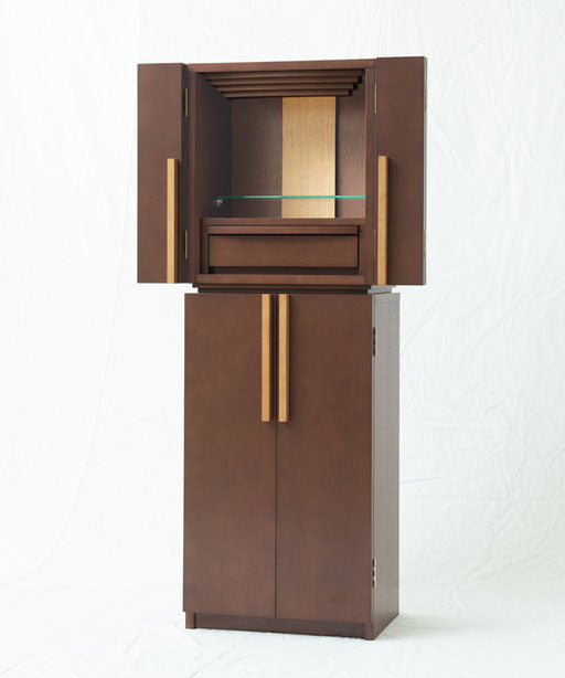 おぶつだん 『かなで』台付 ブラウン